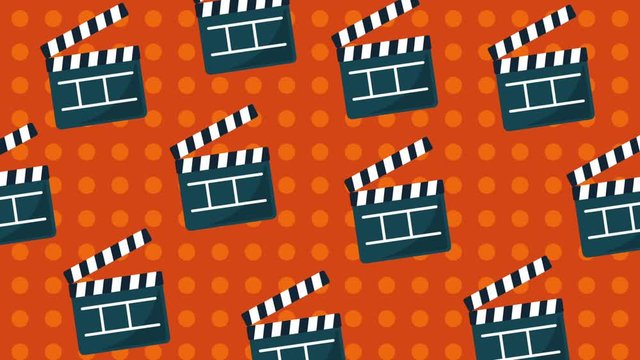 clapper board animation background seamless looping