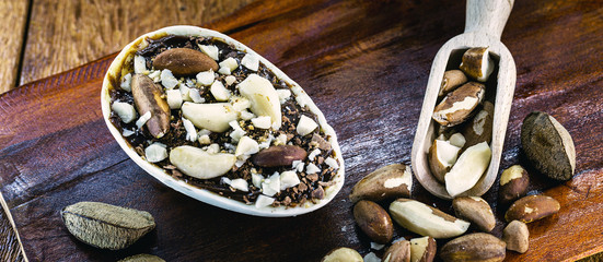 homemade vegan easter egg with organic products. Made with cocoa powder, 