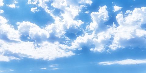 blue sky with clouds