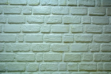 Background of white brick wall texture