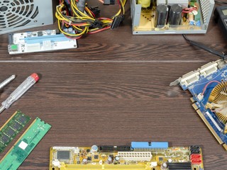Workplace for repairing a home personal computer