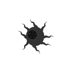 Virus vector illustration icon template design