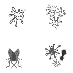 Virus vector illustration icon template design