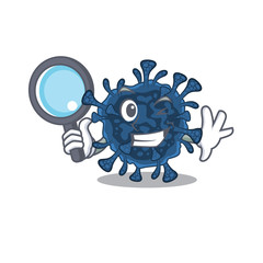 Decacovirus in Smart Detective picture character design