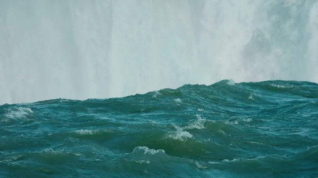 Cinemagraph scene of Niagara Falls waterfall