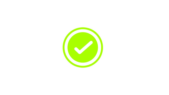  Circle symbols elements. Yes no web buttons