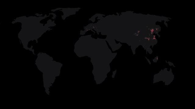 How covid-19 is spreading globaly
