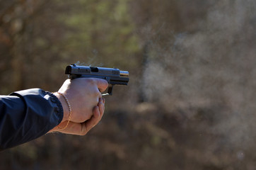 Unformal shooting range near Kiev. Former Soviet military base.Kiev Region, Ukraine