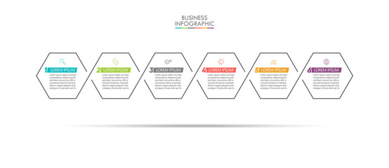 Business data visualization. timeline infographic icons designed for abstract background template milestone element modern diagram process technology digital marketing data presentation chart Vector