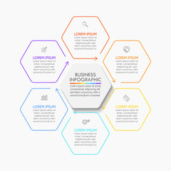 Business circle. timeline infographic icons designed for abstract background template milestone element modern diagram process technology digital marketing data presentation chart Vector