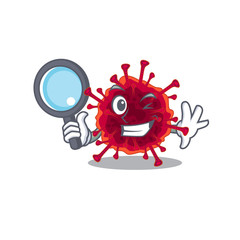 Pedacovirus in Smart Detective picture character design