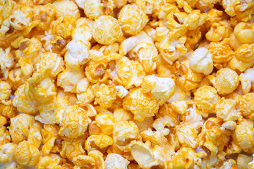 Popcorn background for text