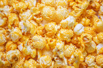 Popcorn background for text