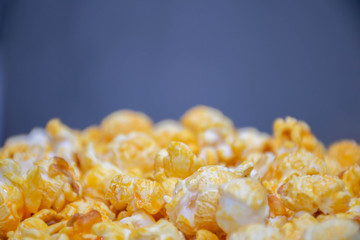 Popcorn background for text