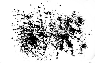 Water ink on white paper