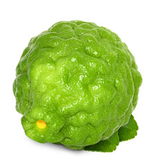 Bergamot isolated on white background