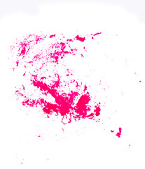 Water ink on white paper