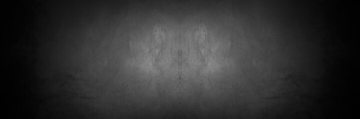 Old wall texture cement dark black gray  background abstract grey color design are light with white gradient background.