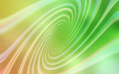 Light Green, Red vector background with astronomical stars. Modern abstract illustration with Big Dipper stars. Best design for your ad, poster, banner.