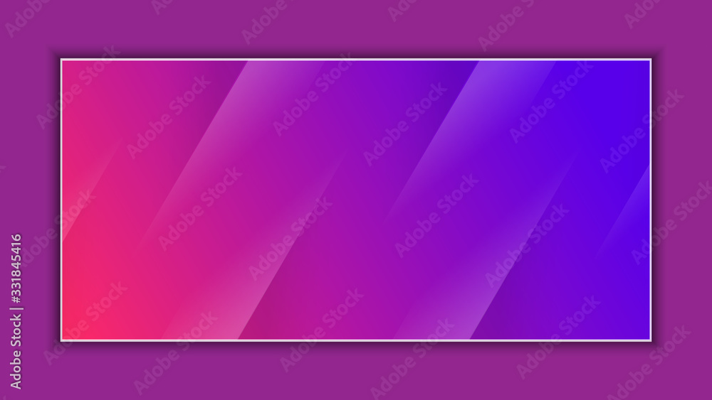 Wall mural trendy landing page, gradient abstract vector background