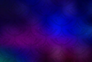 Dark Pink, Blue vector layout with lines, triangles. Decorative design in abstract style with triangles. Pattern for websites.