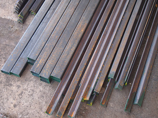 Obraz premium Steel long pipe for industrial.