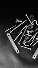 set of tools on a white background