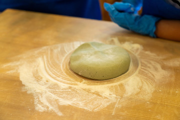 日本のへぎ蕎麦作り体験_140