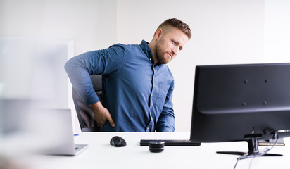 Businessman Having Backpain