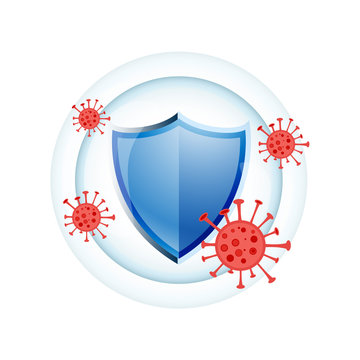 immune system medical protection shield concept design