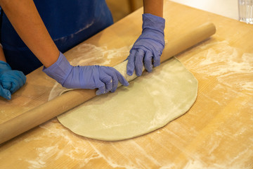 日本のへぎ蕎麦作り体験_86