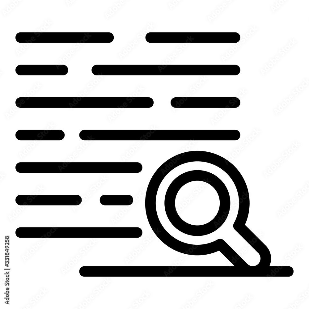 Poster reading book exploration icon. outline reading book exploration vector icon for web design isolated 
