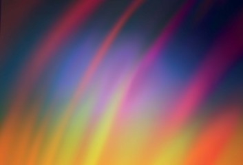 Light Pink, Yellow vector blurred shine abstract background.