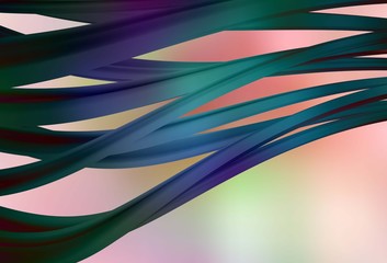 Light Pink, Yellow vector blurred bright texture.