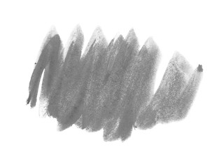 Black watercolor scribble texture. Abstract watercolor on white background. Black abstract watercolor background. It is a hand drawn.