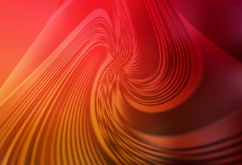 Dark Red, Yellow vector glossy abstract background.