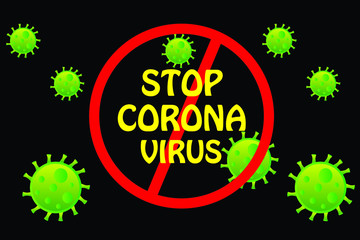 Stop coronavirus.Coronavirus outbreak in China the fight against coronavirus