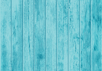 Obraz premium top view of blue wooden textured background