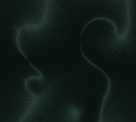 Wellen auf schwarzem Hintergrund.