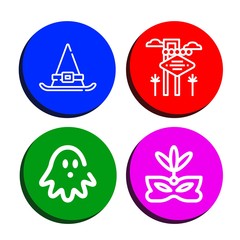 night icon set