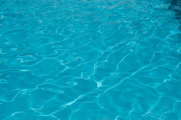 Fototapeta na wymiar blue water background, blue water in swimming pool