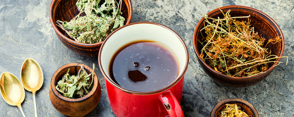 Healing herbal tea