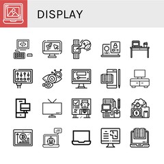 display icon set