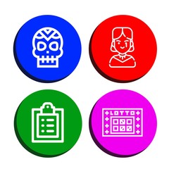 Set of cross icons