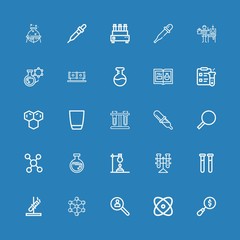 Editable 25 experiment icons for web and mobile