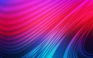 Obraz premium Light Blue, Red vector layout with curved lines. A sample with colorful lines, shapes. A completely new design for your business.