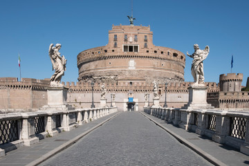 Naklejka premium Castel Sant'Angelo without people