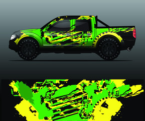 truck decal graphic wrap vector, abstract background