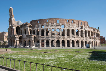 Fototapeta premium Coliseum in Rome without people