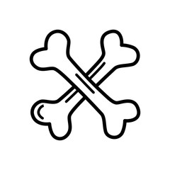 Dog Bone icon vector